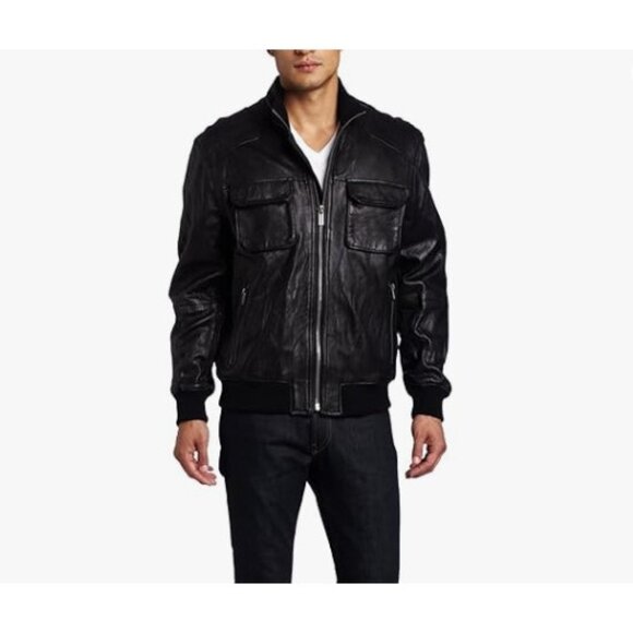 Michael Kors Other - Michael Kors hoover soft Leather Biker Jacket Size 2XL color black